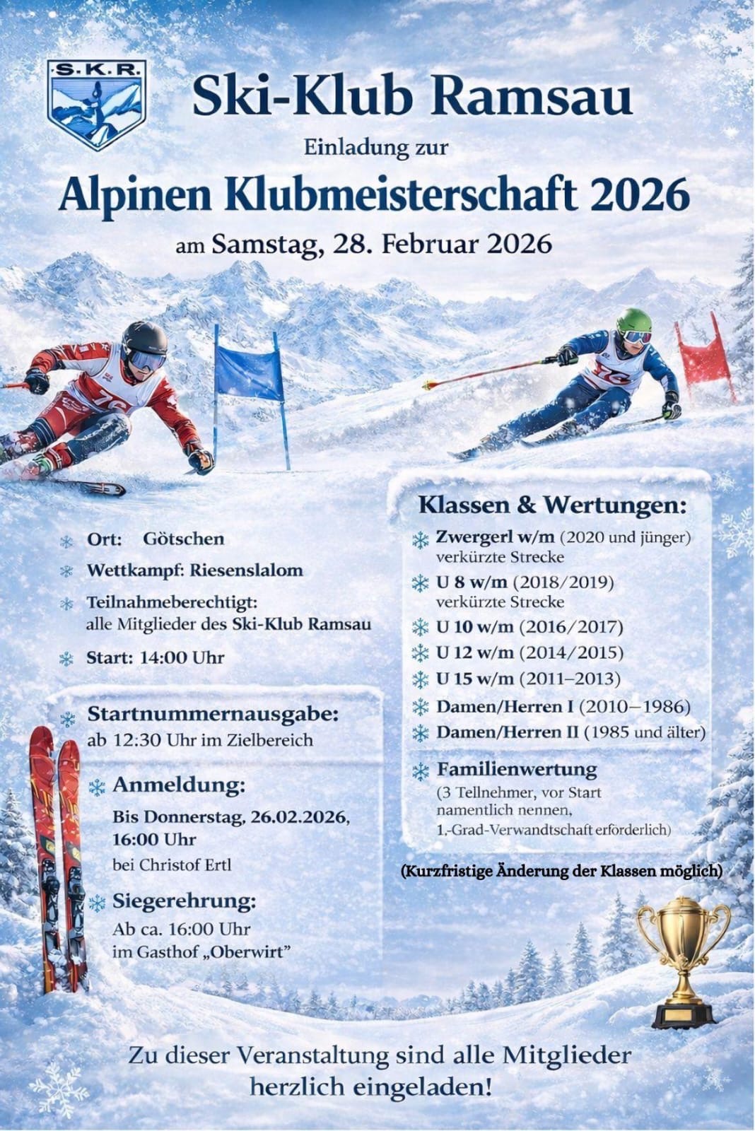 SKR Ausschreibung KM Alpin 26