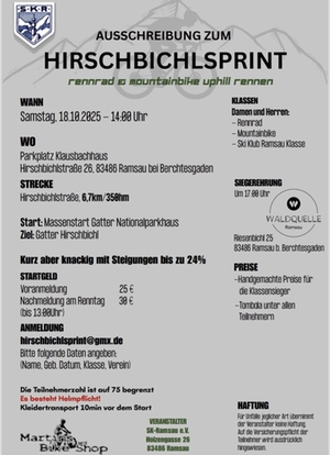 Hirschbichlsprint 2025 Hirschbichlsprint 2025